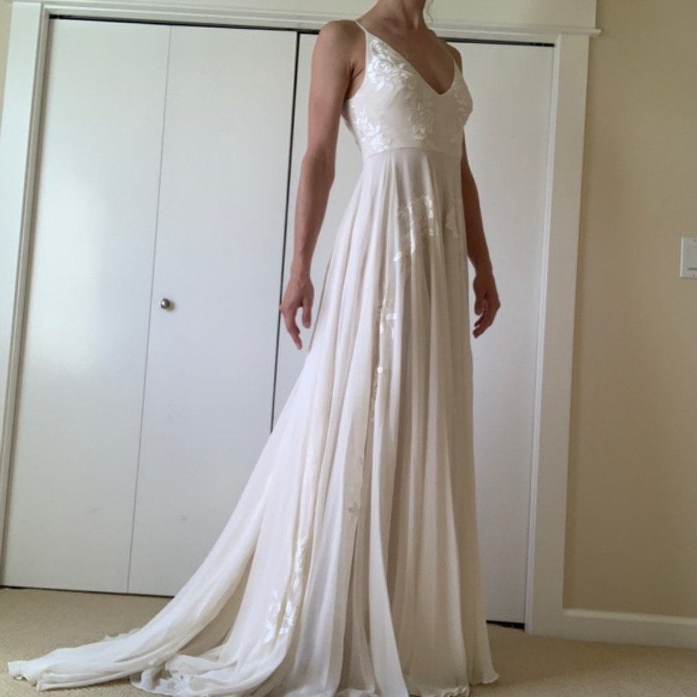 BHLDN Bonaire Dreams of You Wedding Gown Size 0 - Picture 14 of 16